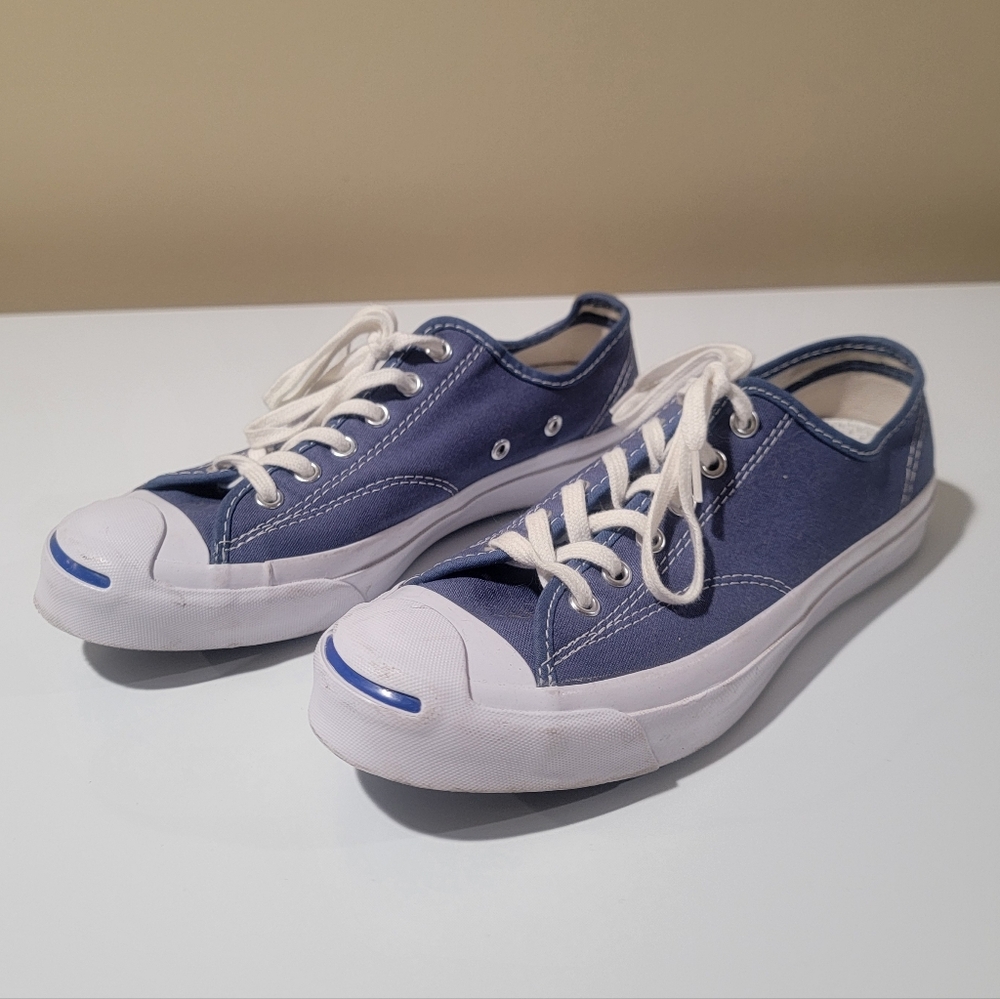 Converse Jack Purcell Vintage 90's Mens Blue Sneakers Size Mens 6 Womens 7.5